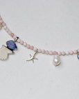 Pink Opal Mermaid Necklace