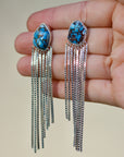 Fringe Love Earrings - High Grade Lavender