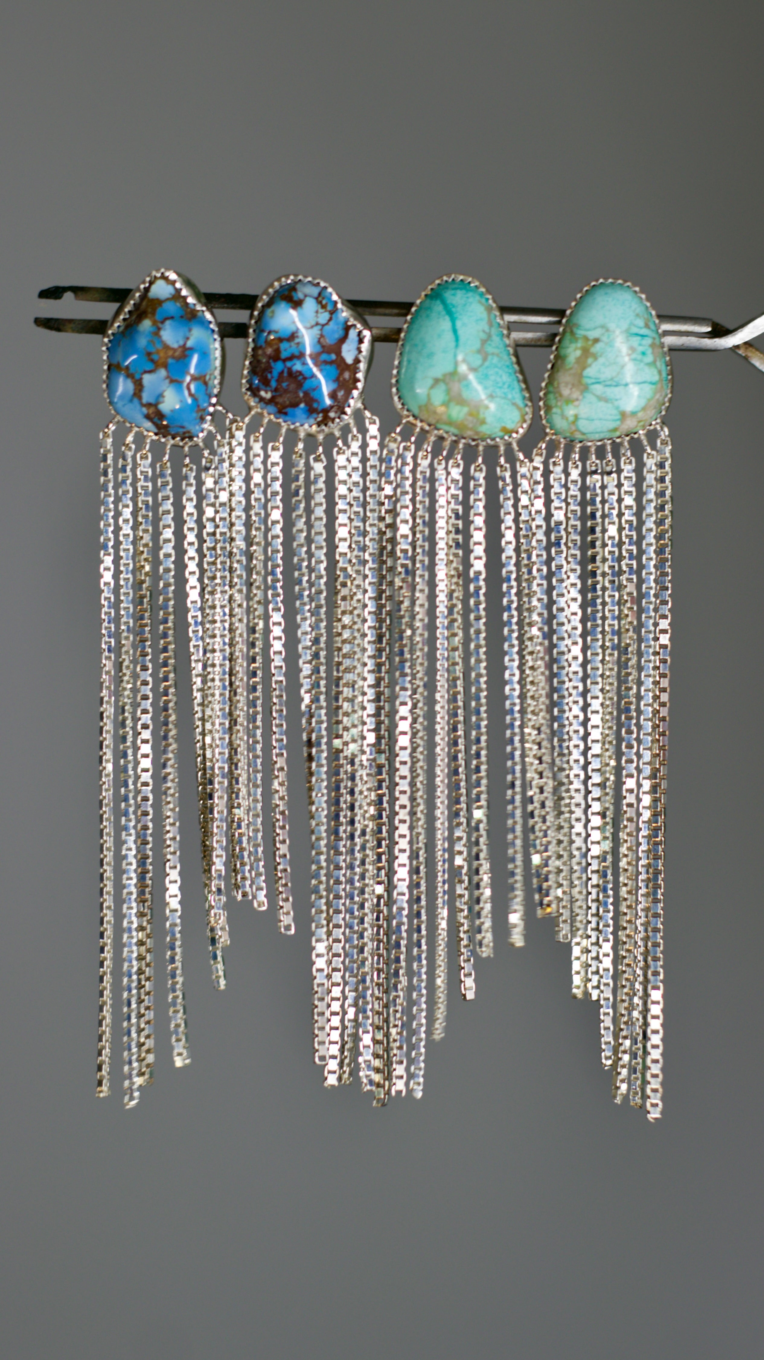 Fringe Love Earrings - High Grade Lavender