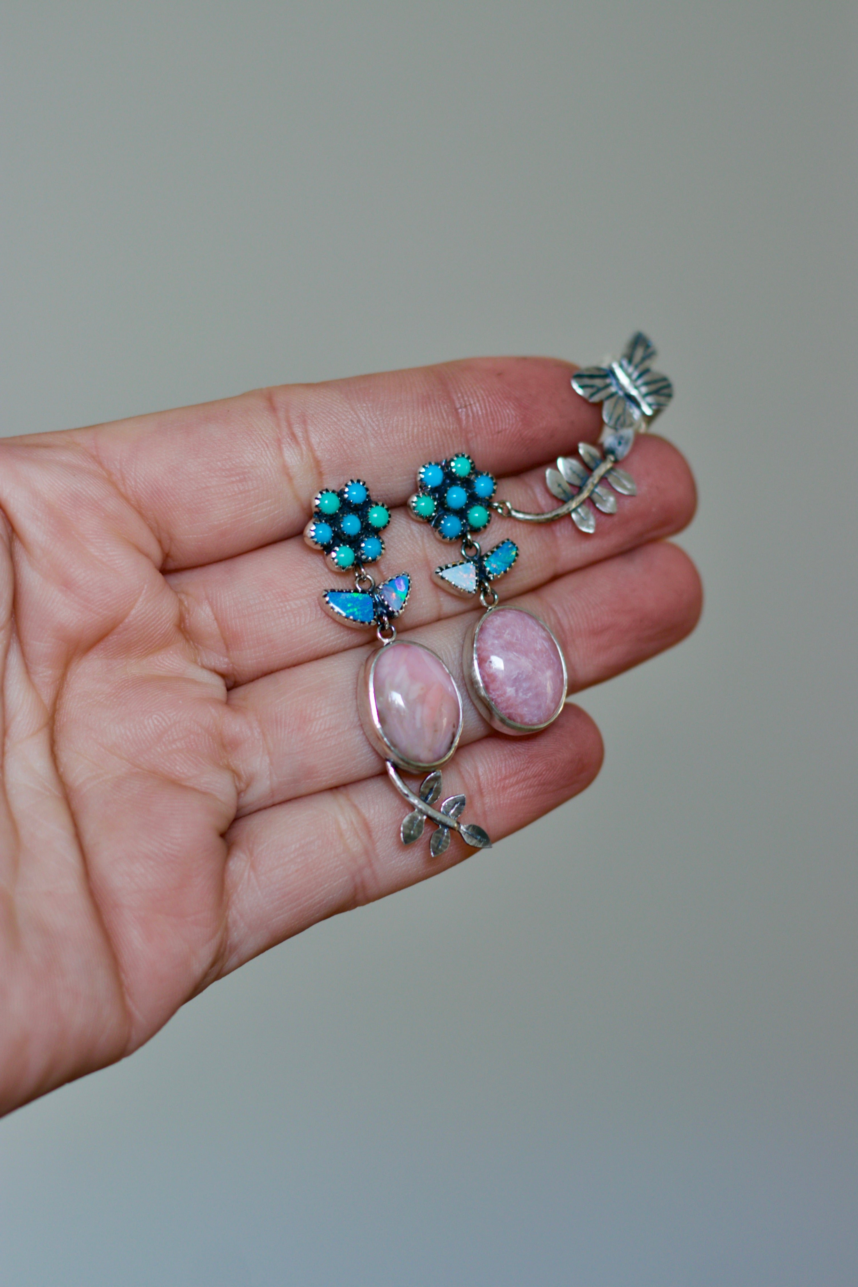 Living Nature Earrings and Cuff