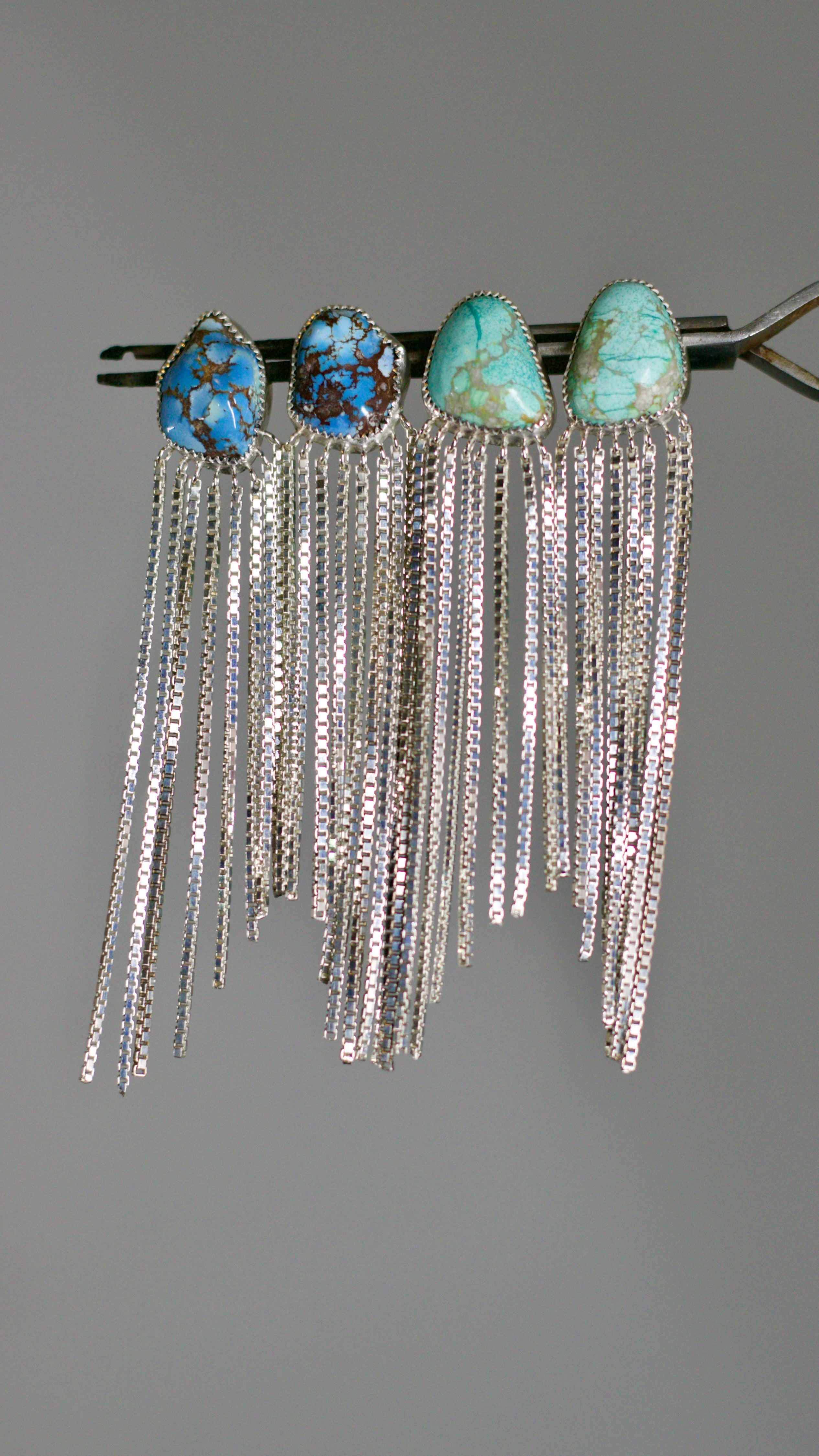 Fringe Love Earrings - High Grade Lavender