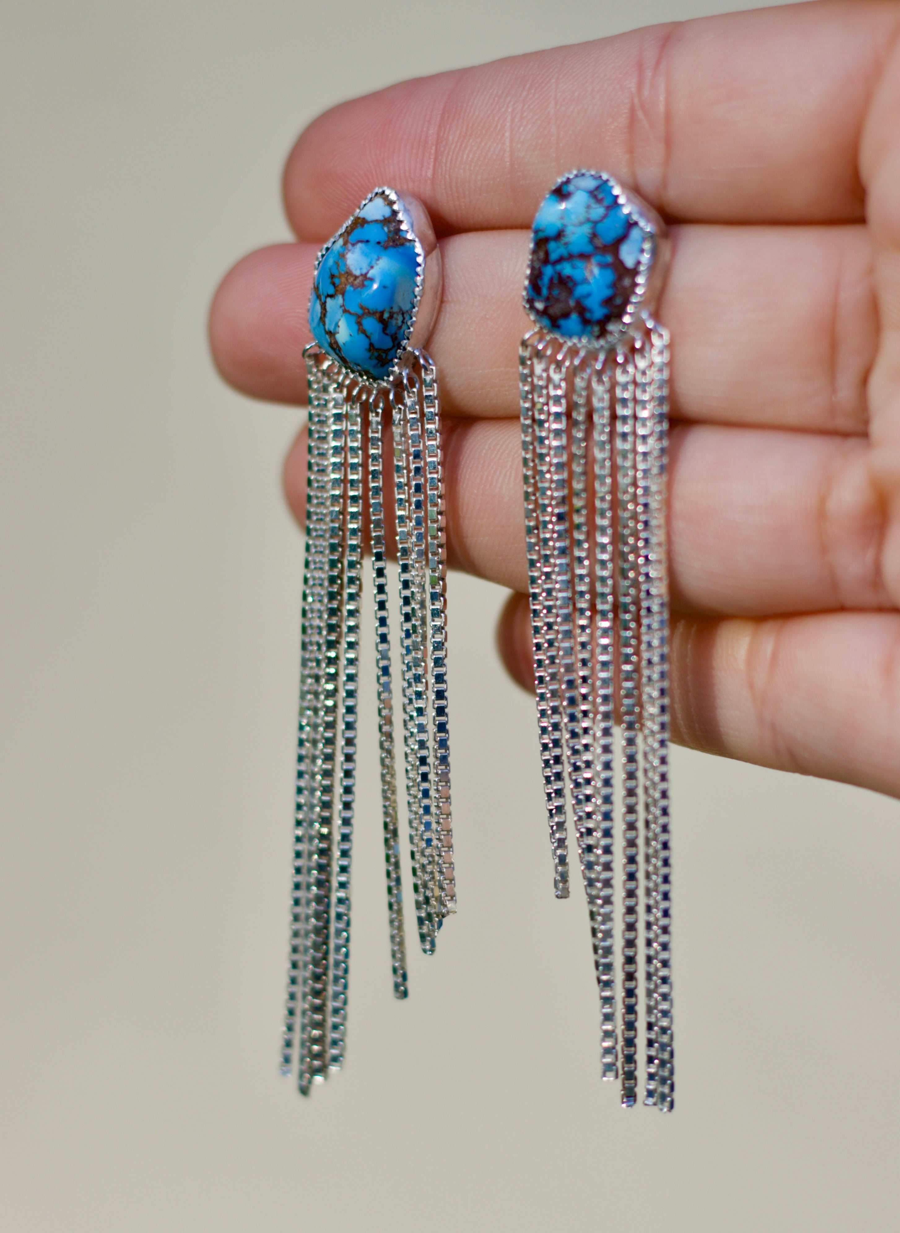 Fringe Love Earrings - High Grade Lavender