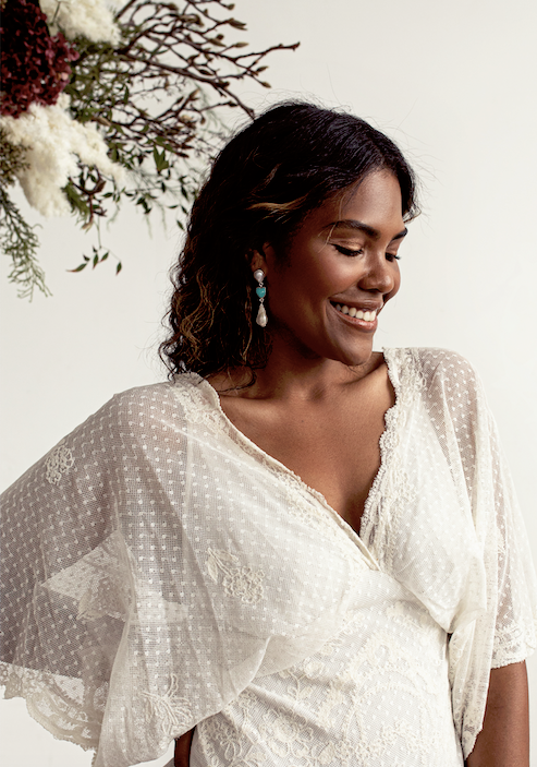 PRE-ORDER Fresh Water Pearl and Turquoise Heart Earrings