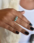 Stacker Turquoise Ring. Size 7.15