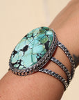 Giant turquoise Cuff