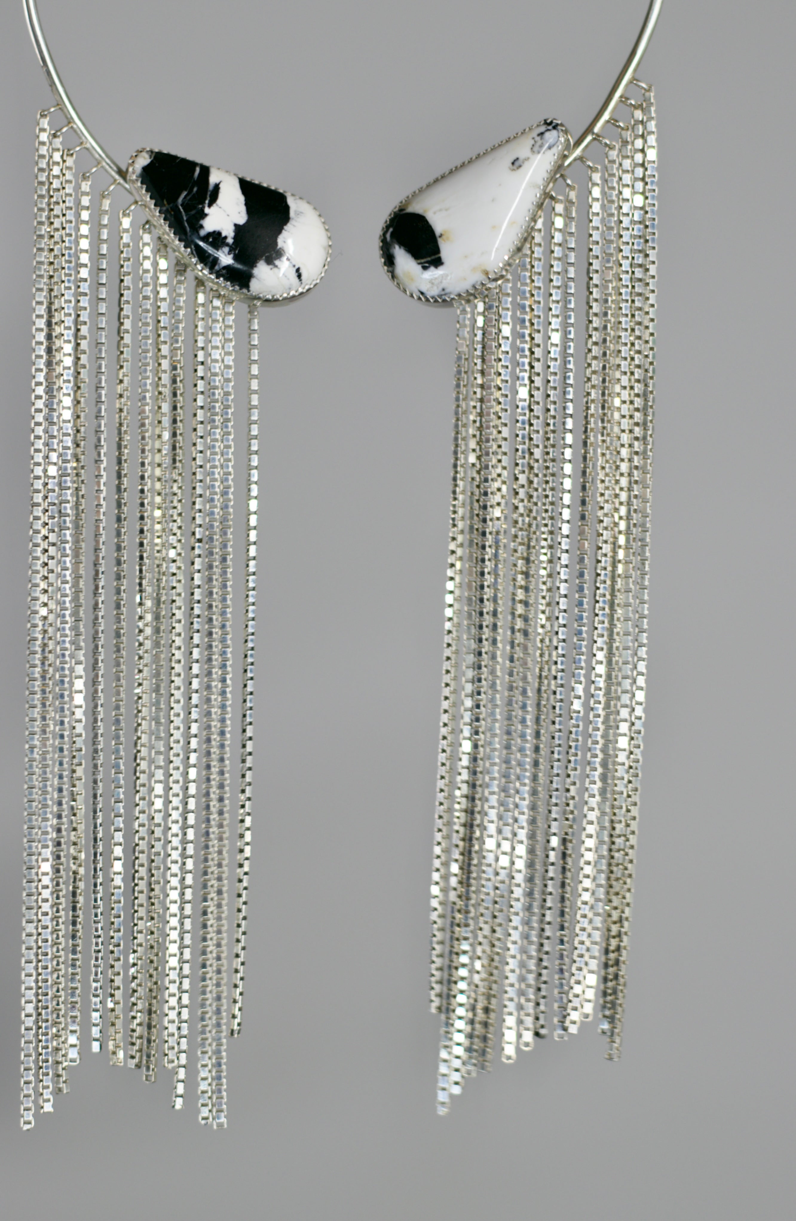 Flow Earrings White Buffalo