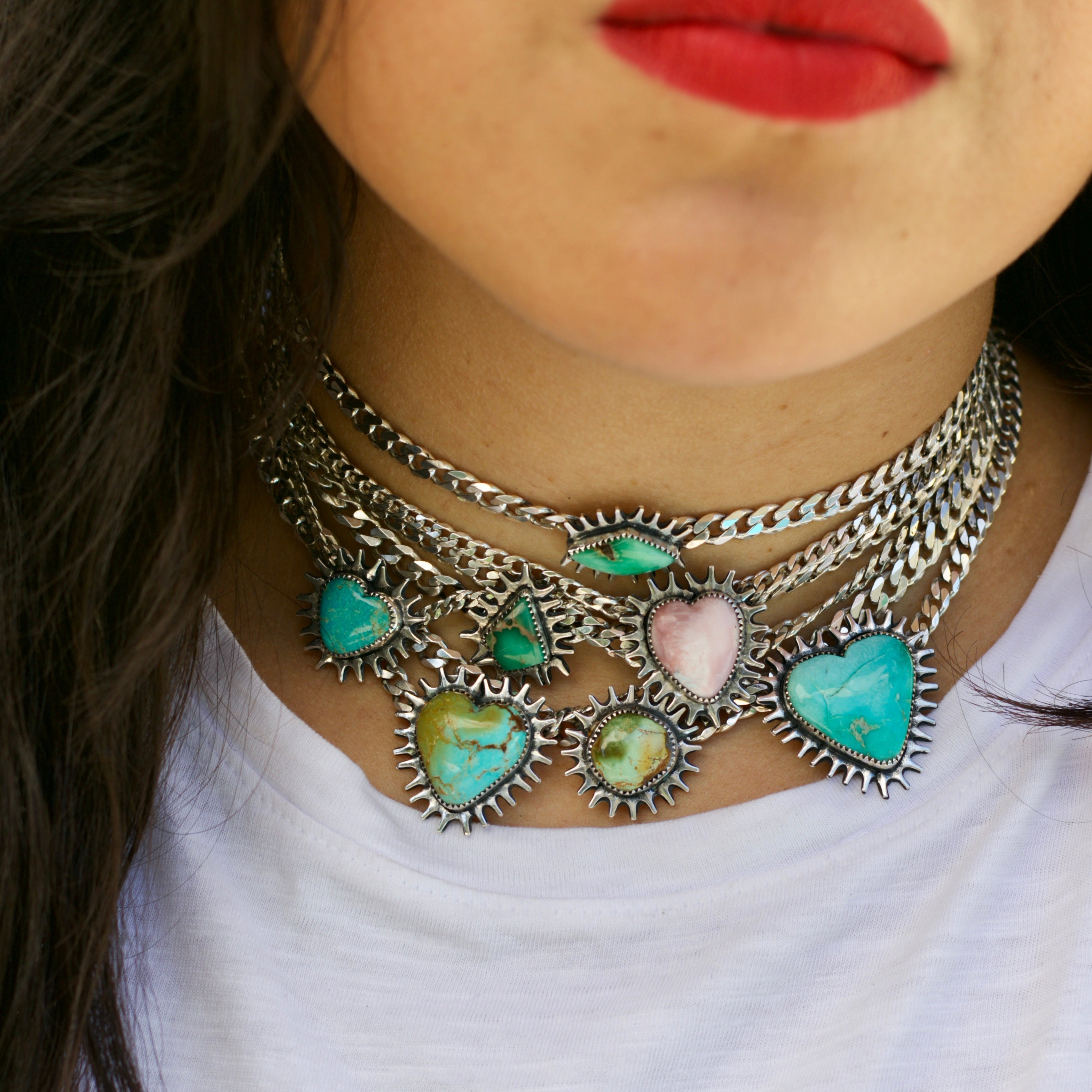 Strong Damele Turquoise Chocker / Necklace
