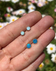 Gold Opal Studs