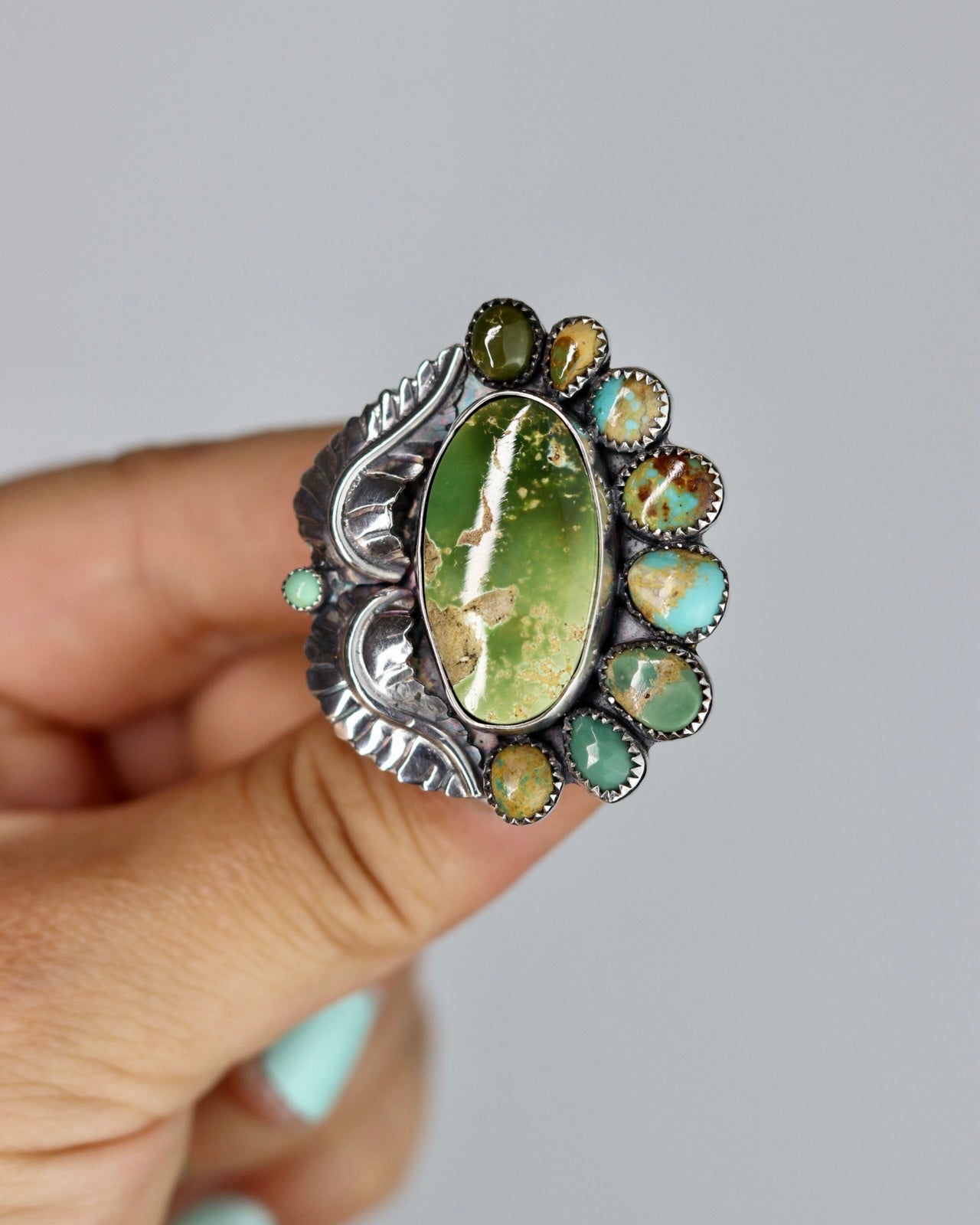 Turquoise Mermaid Ring Pilot Mountain