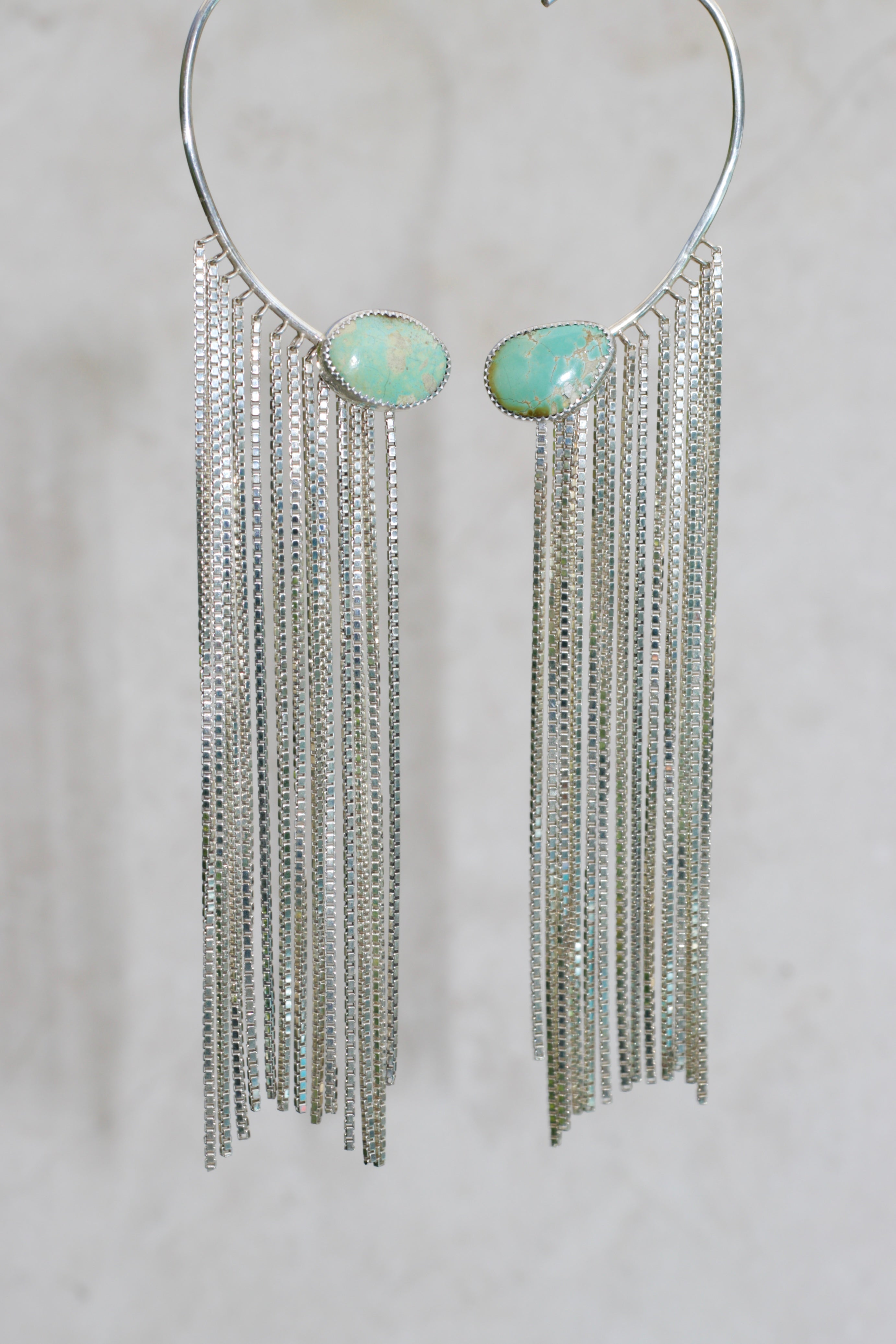 Flow Earrings Pastel Turquoise