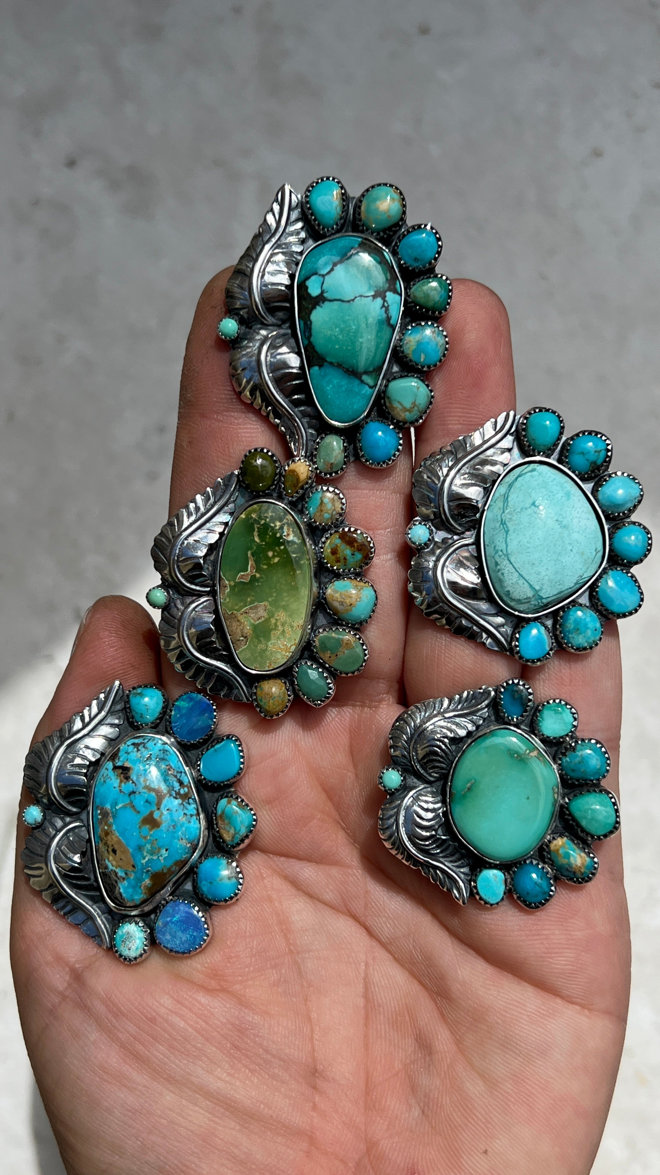 Turquoise Mermaid Ring. Damele