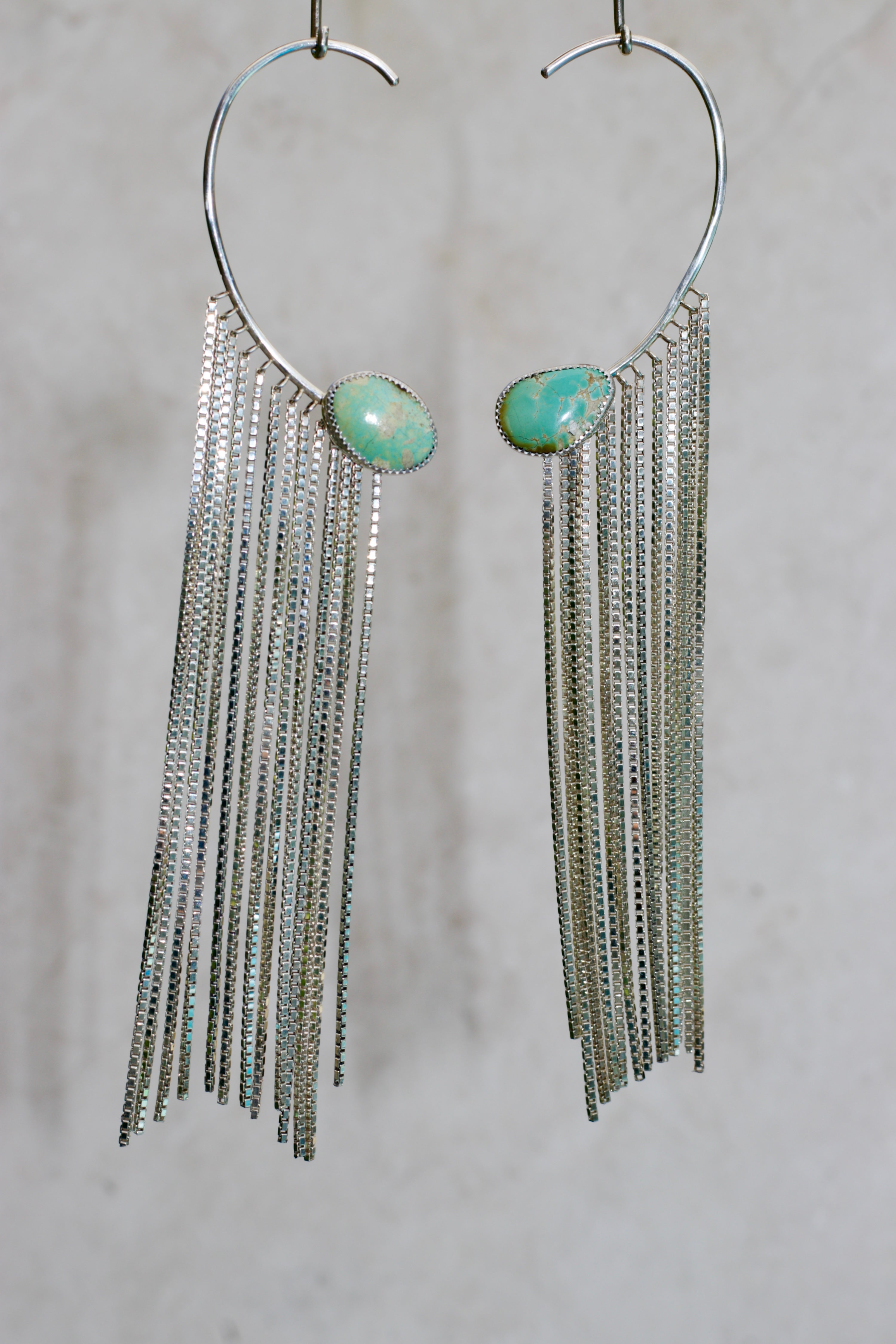 Flow Earrings Pastel Turquoise