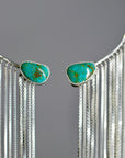 Flow Earrings Royston blue and green Turquoise