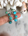Petit Turquoise Ear Climber (Pair)