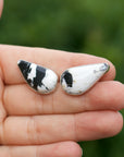 Flow Earrings White Buffalo