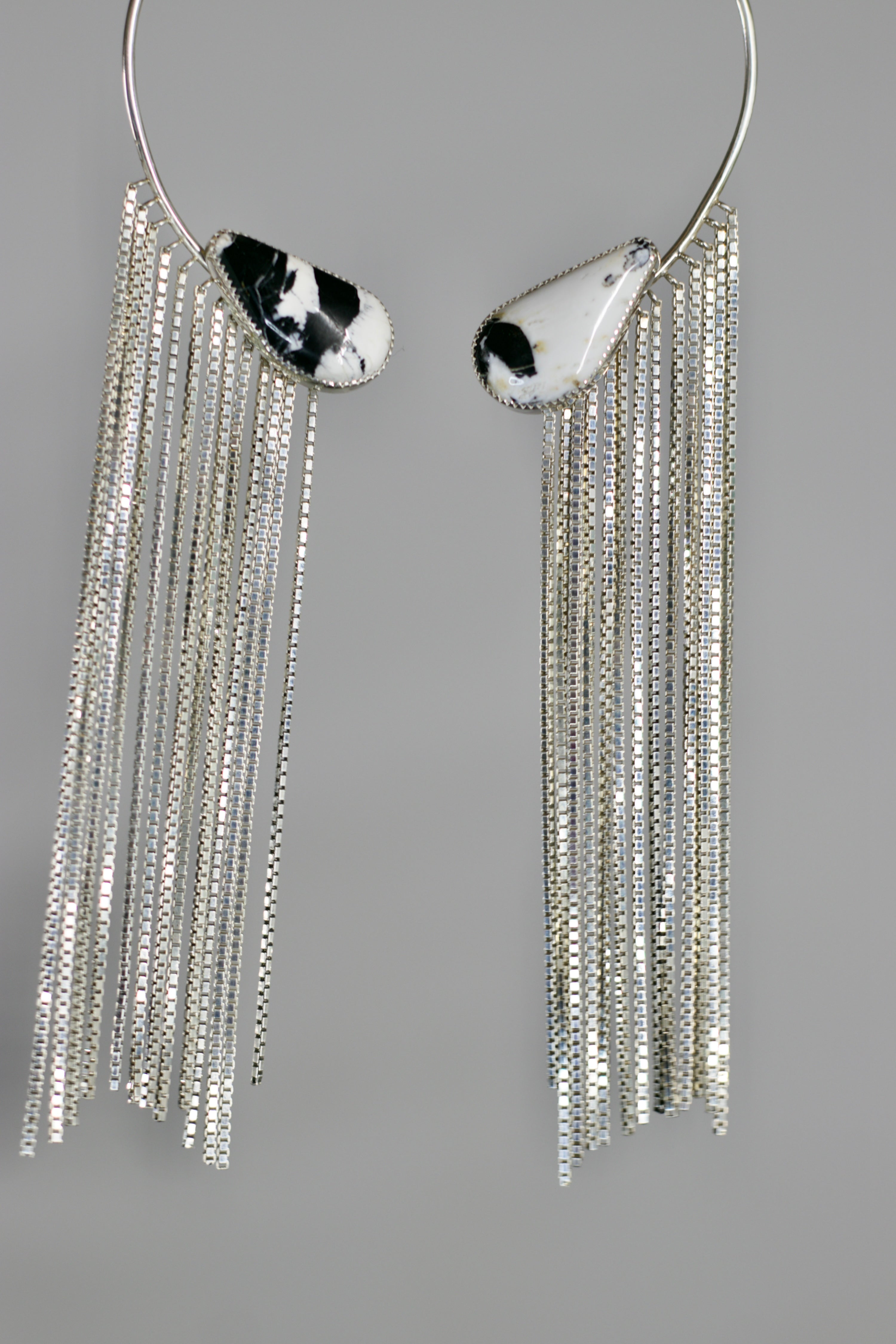 Flow Earrings White Buffalo