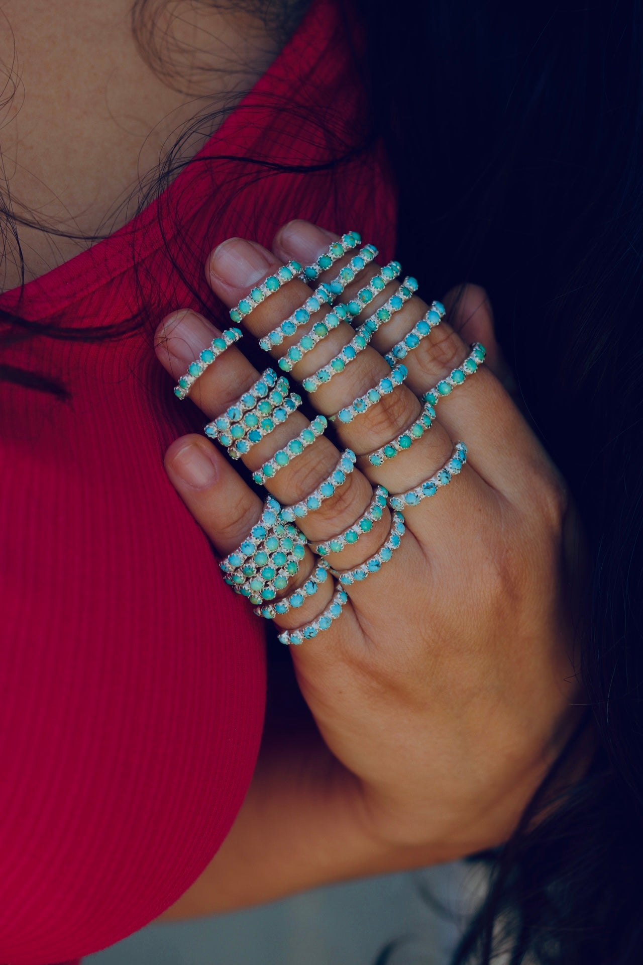 Multi Turquoise band