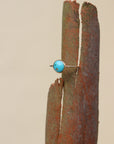 Turquoise in Gold ring - Size 7.15