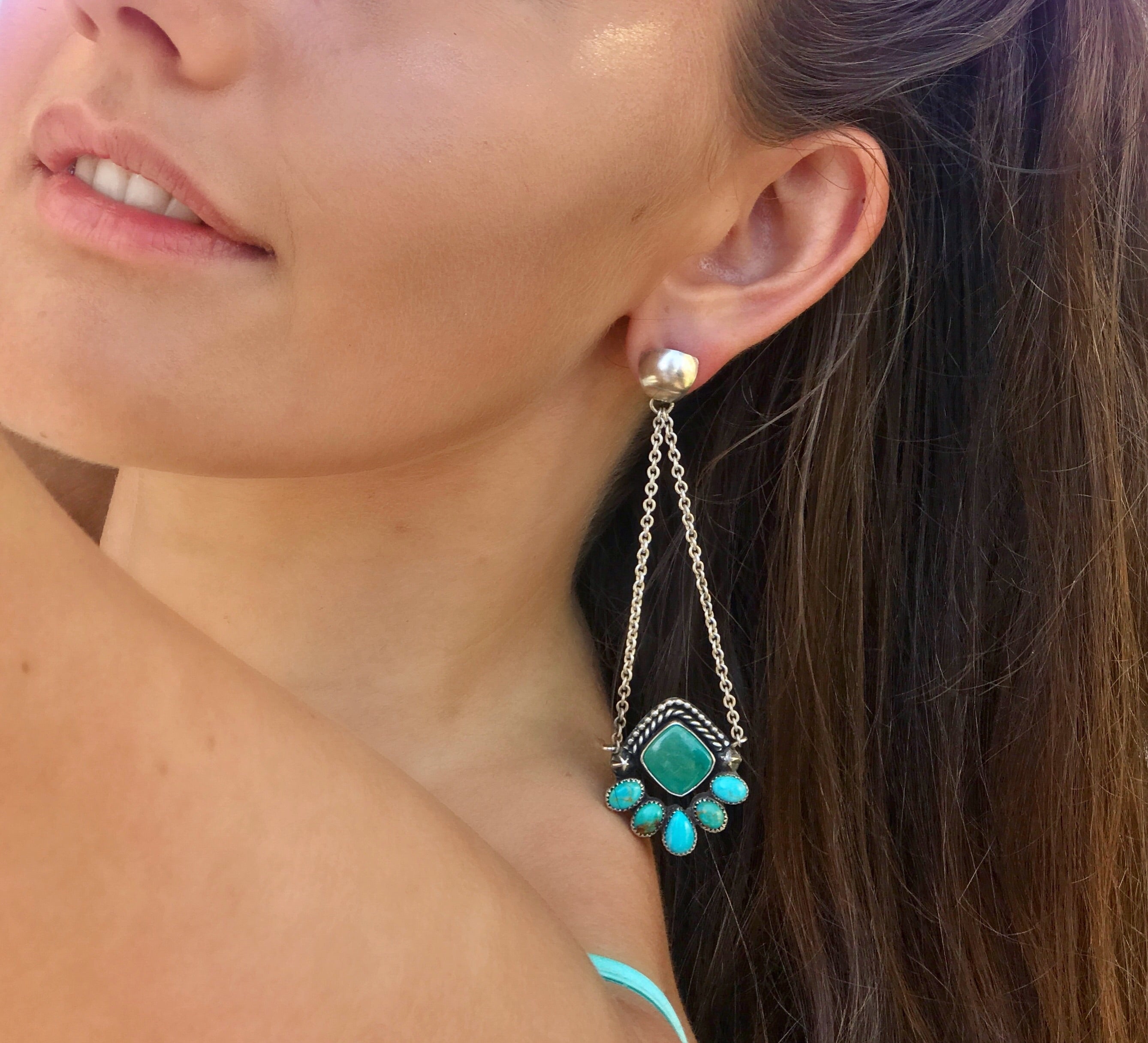 Turquoise Drop Earrings