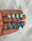 Fresh Water Pearl and Moonstone Earring
