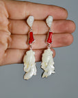 Carved Fish Earrings