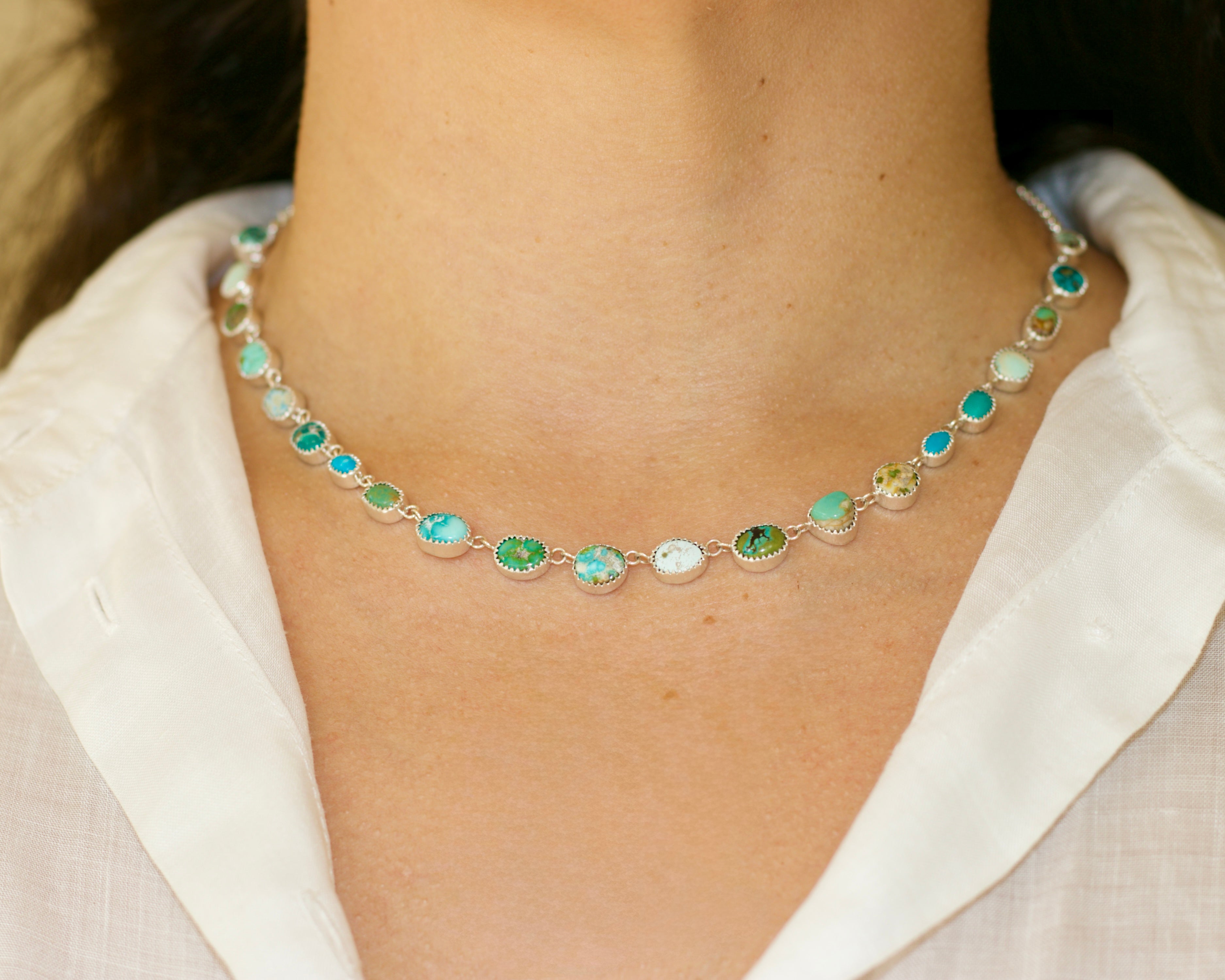 Serena Necklace in Turquoise