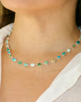 Serena Necklace in Turquoise
