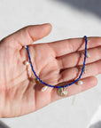 Lapis Lazuli and Gold Mermaid Necklace