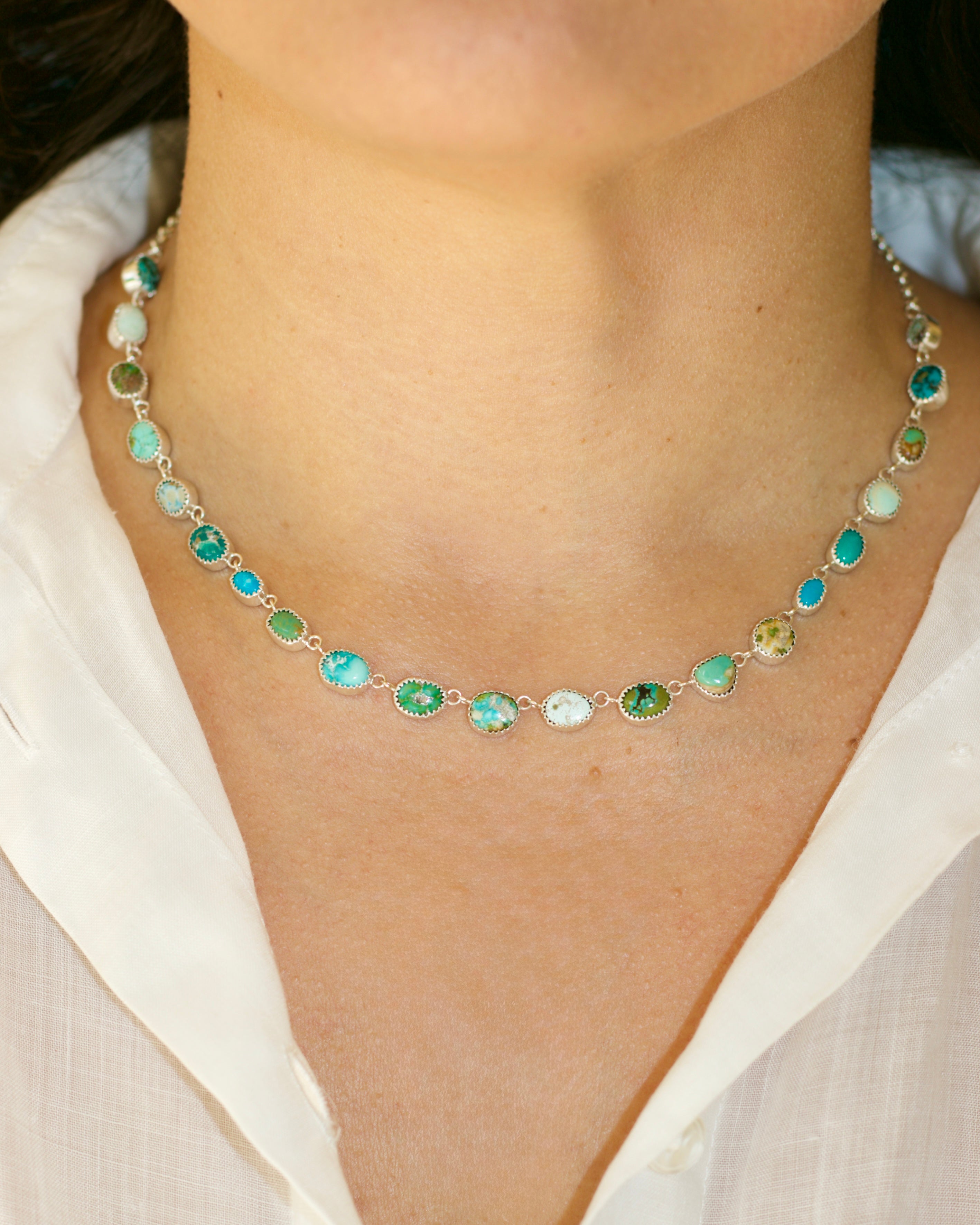 Serena Necklace in Turquoise