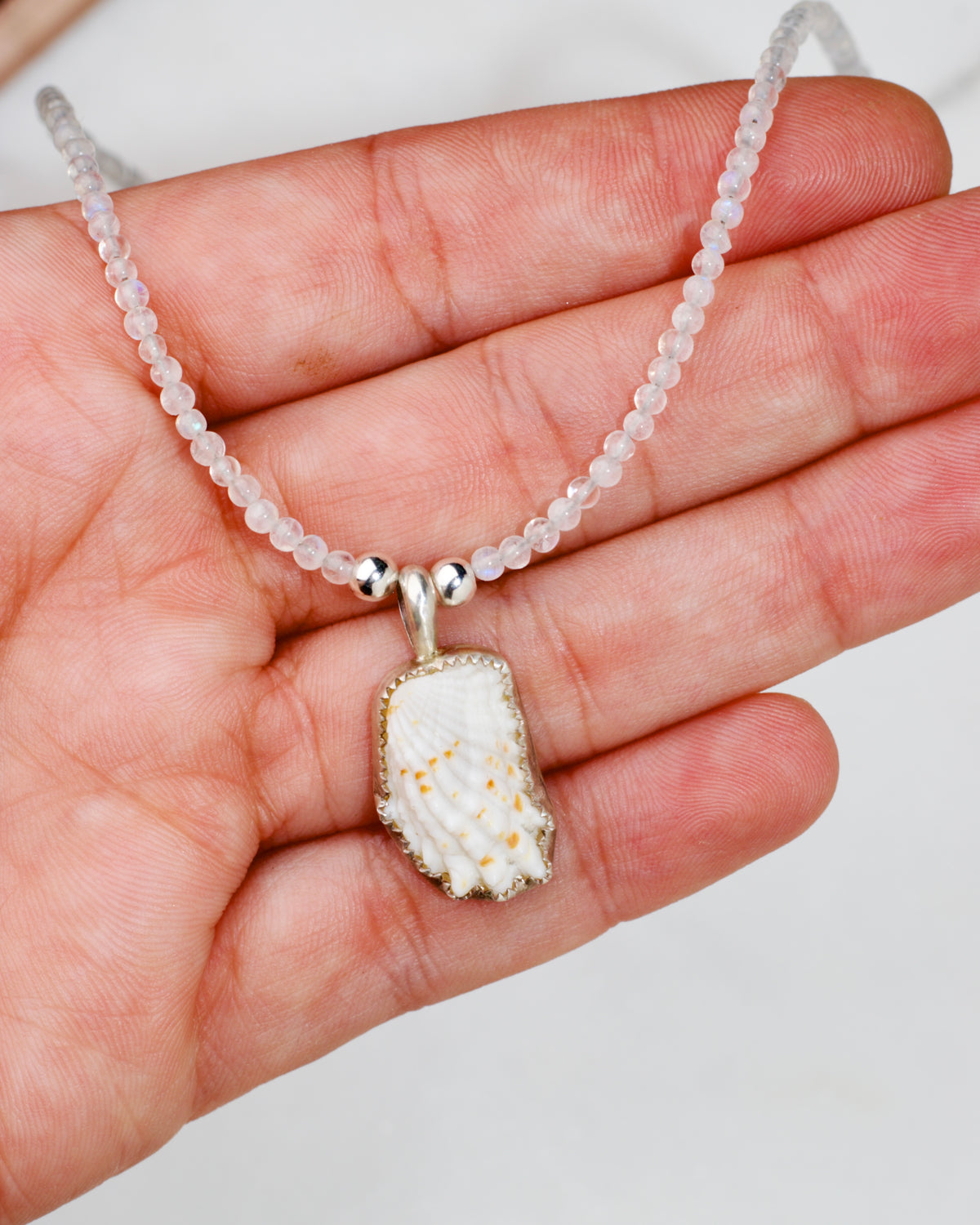 Moonstone Long Necklace
