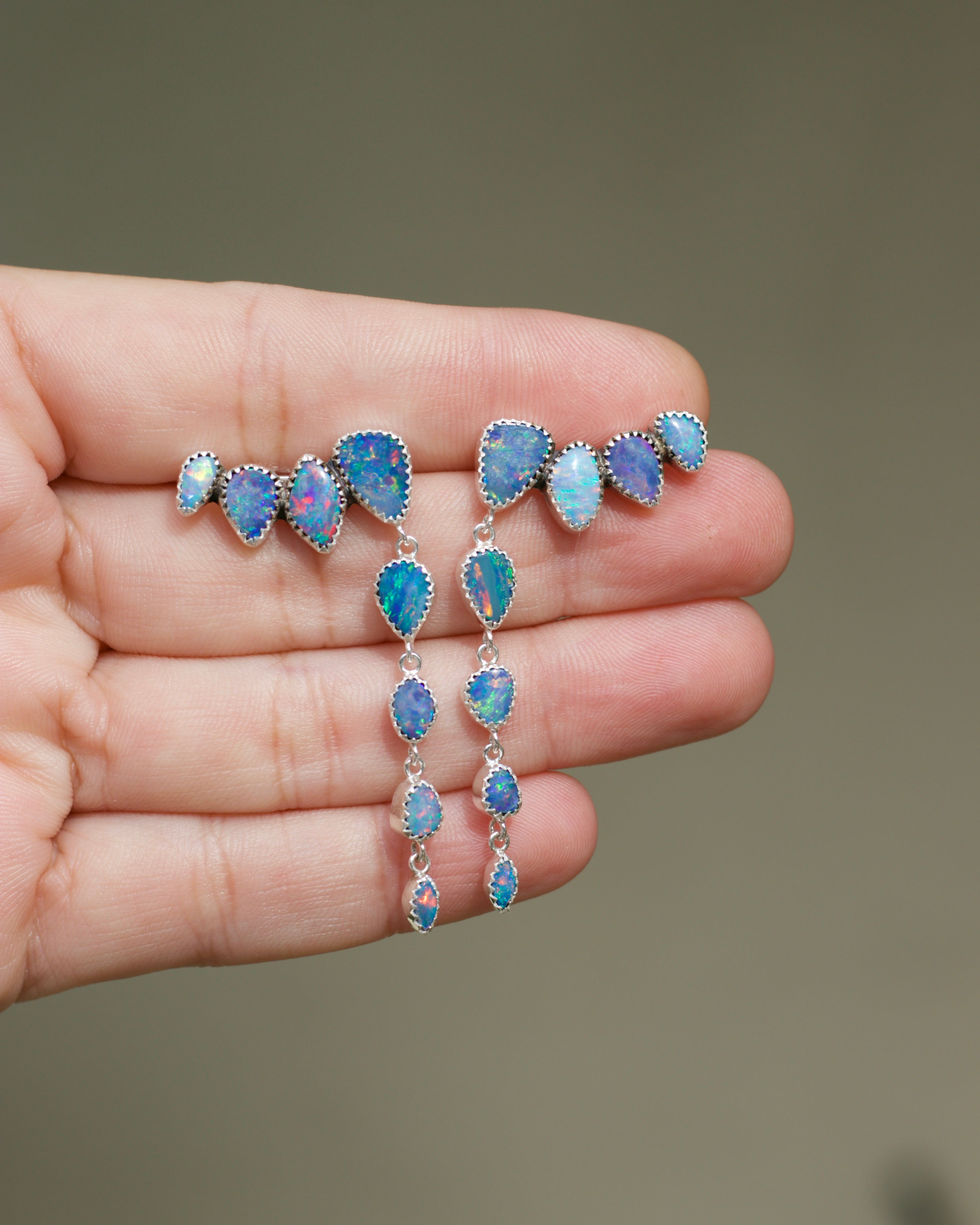 Opal Land Earrings