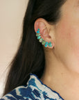 Skinny Turquoise Ear Cuff n.2