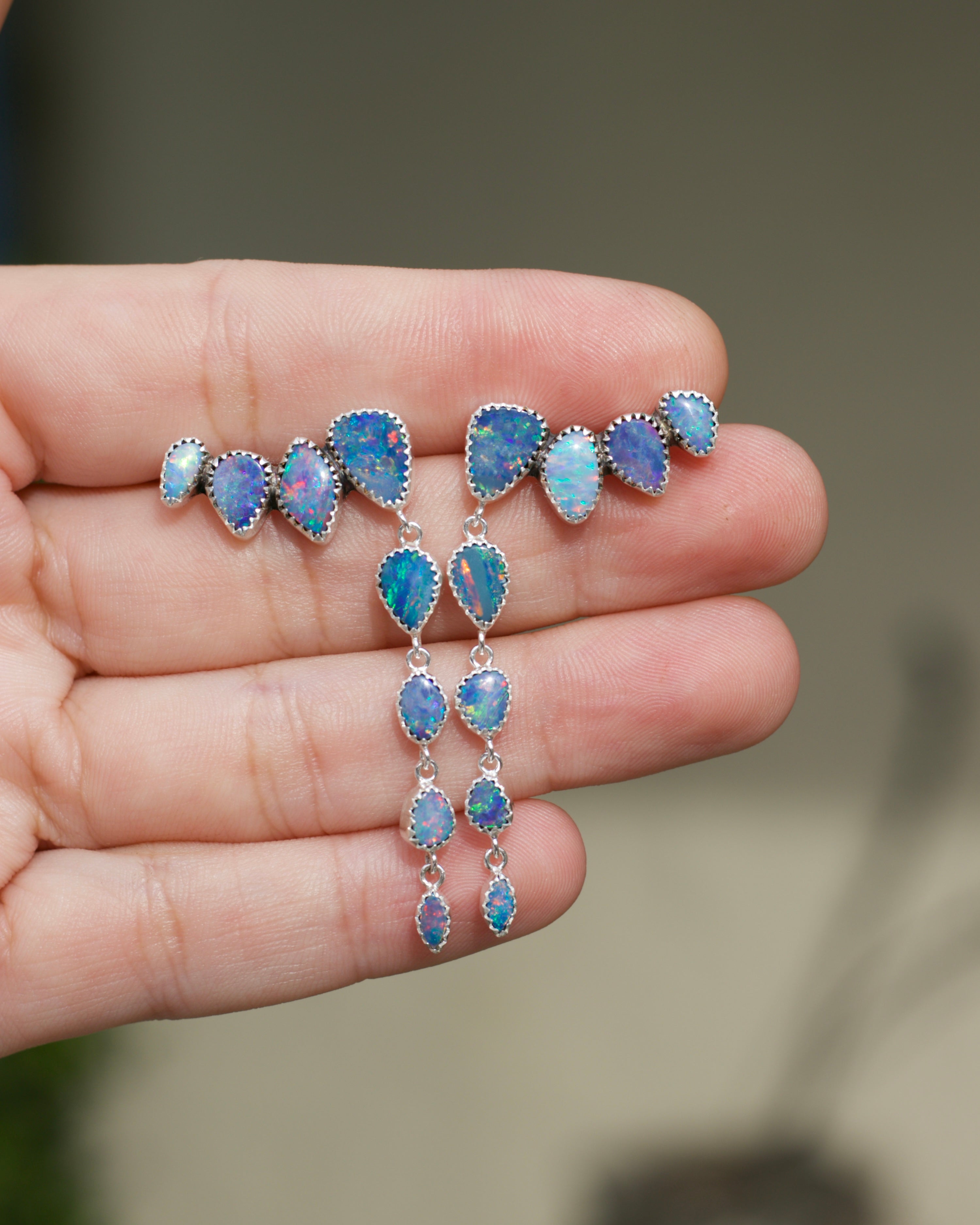 Opal Land Earrings
