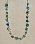Tenis Necklace in Turquoise and Opal