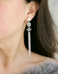 Flora Earrings in Pearl