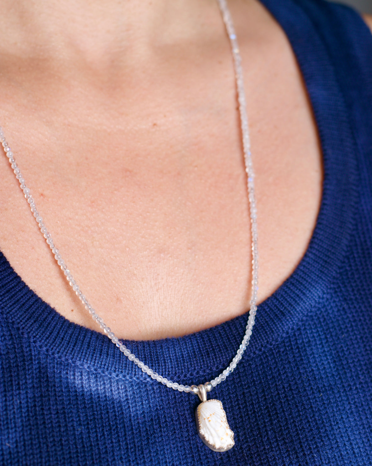 Moonstone Long Necklace