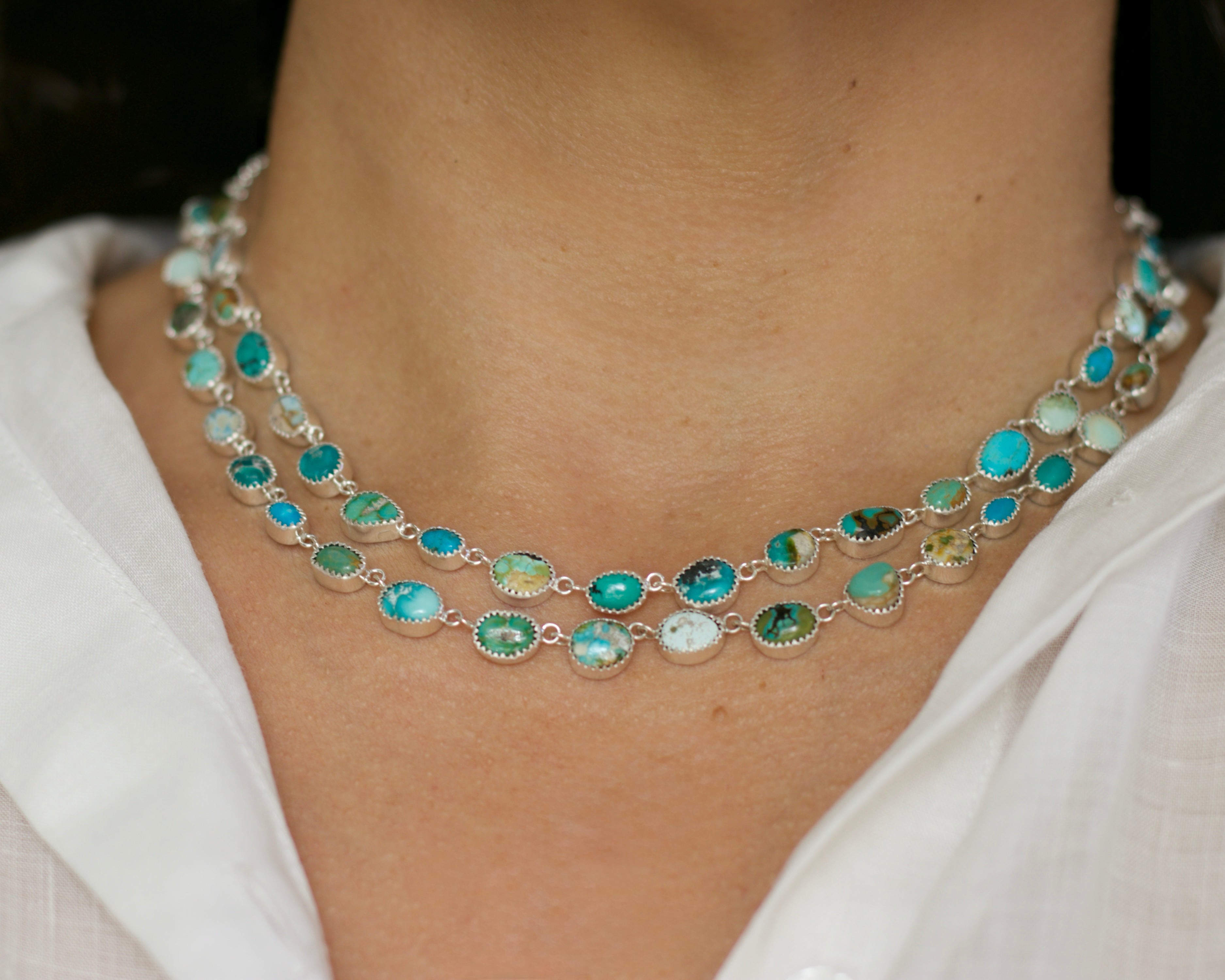 Serena Necklace in Turquoise