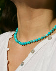 Turquoise Waters Necklace in Silver