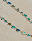 Tenis Necklace in Turquoise and Opal