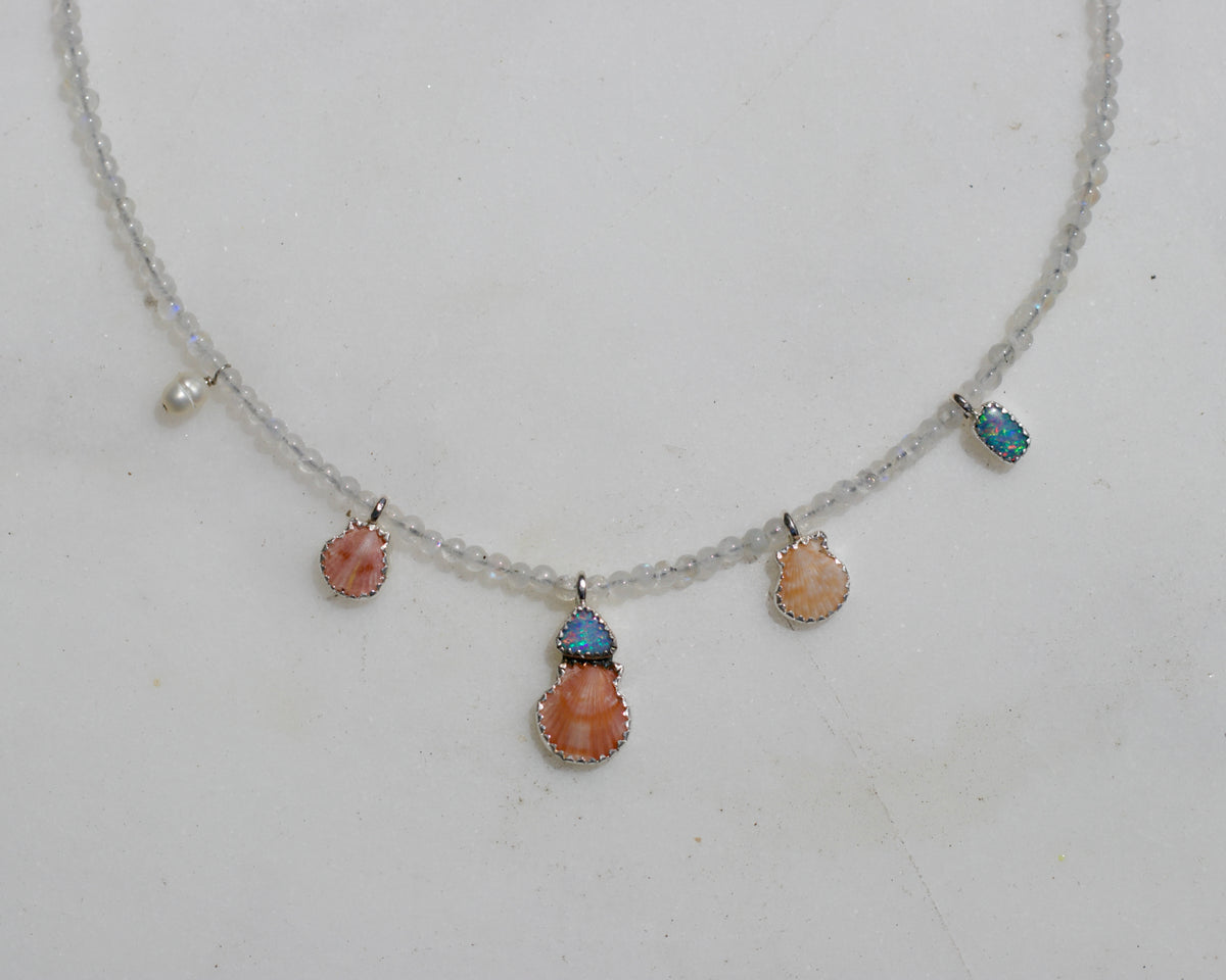 Mermaid Necklace Opal