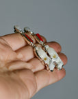 Carved Fish Earrings