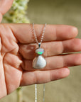 Opal and Shell Necklace 