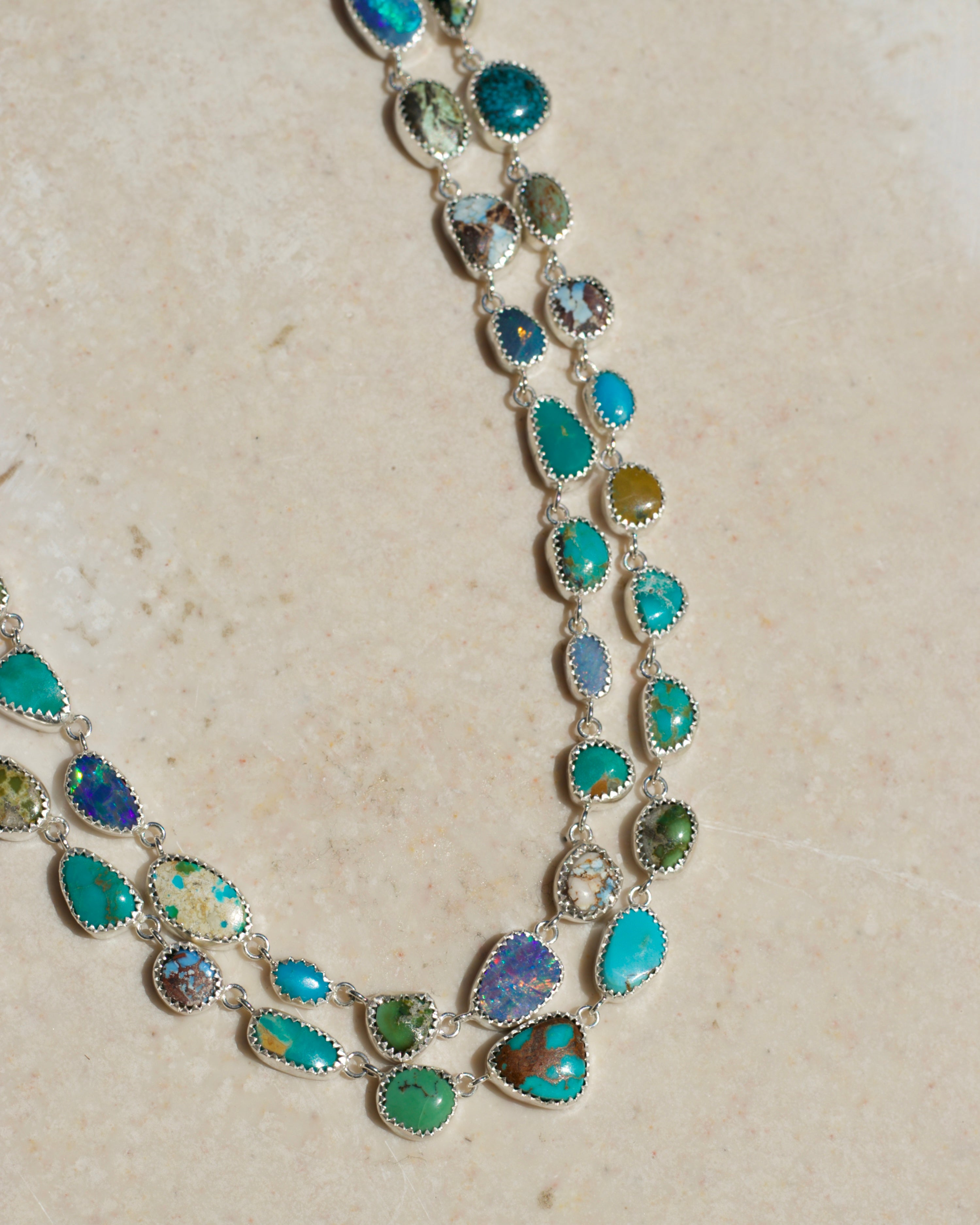 Tenis Necklace in Turquoise