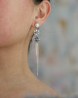 Flora Earrings in Pearl