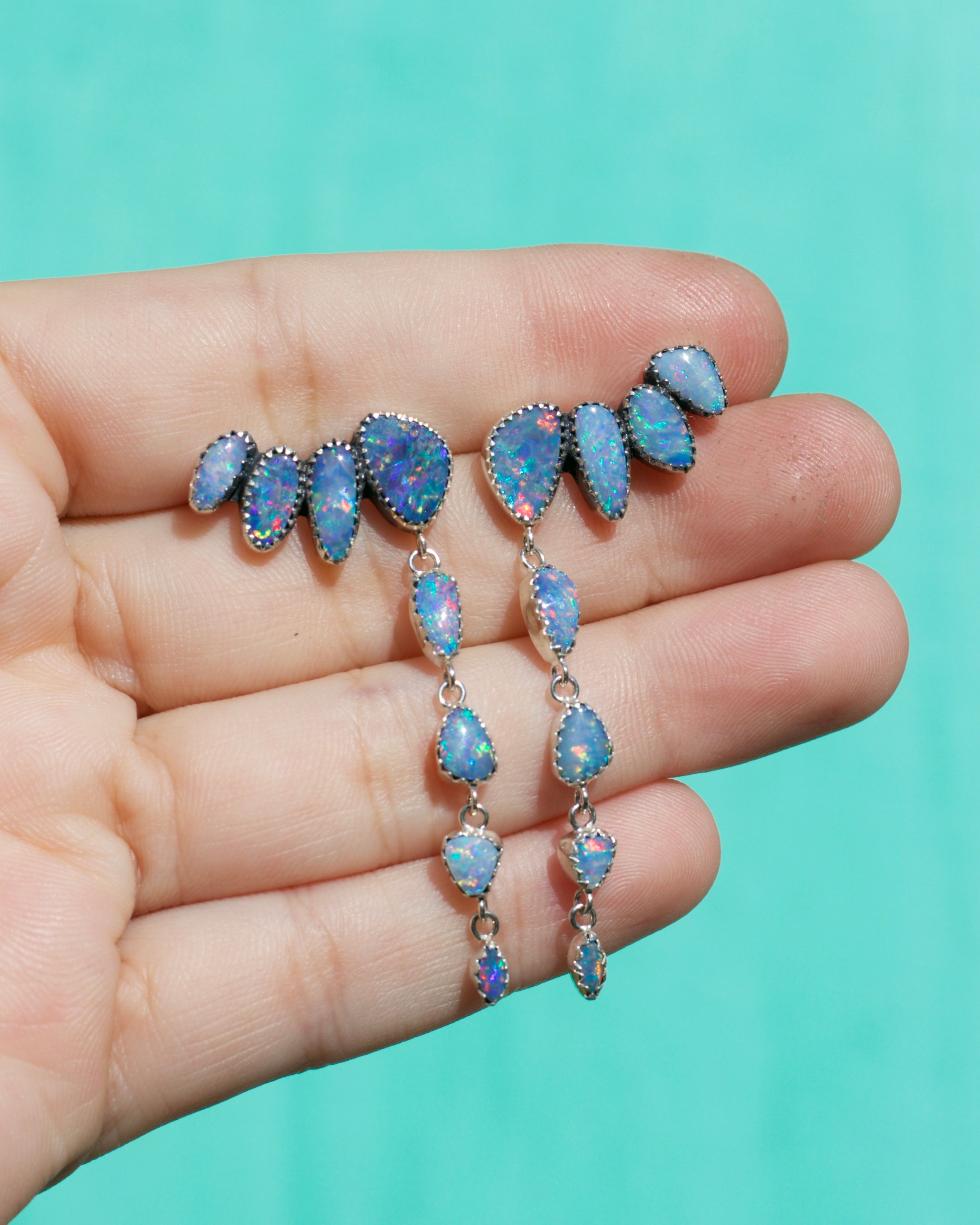 Opal Land Earrings