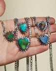 Turquoise Strong Heart chocker / necklace 