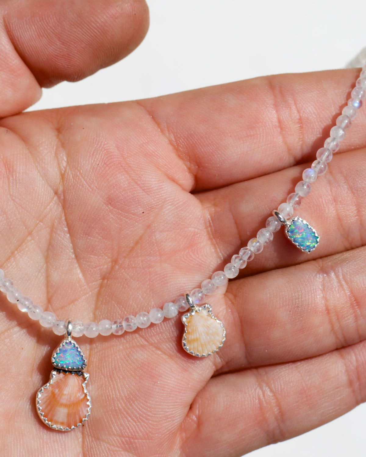 Mermaid Necklace Opal