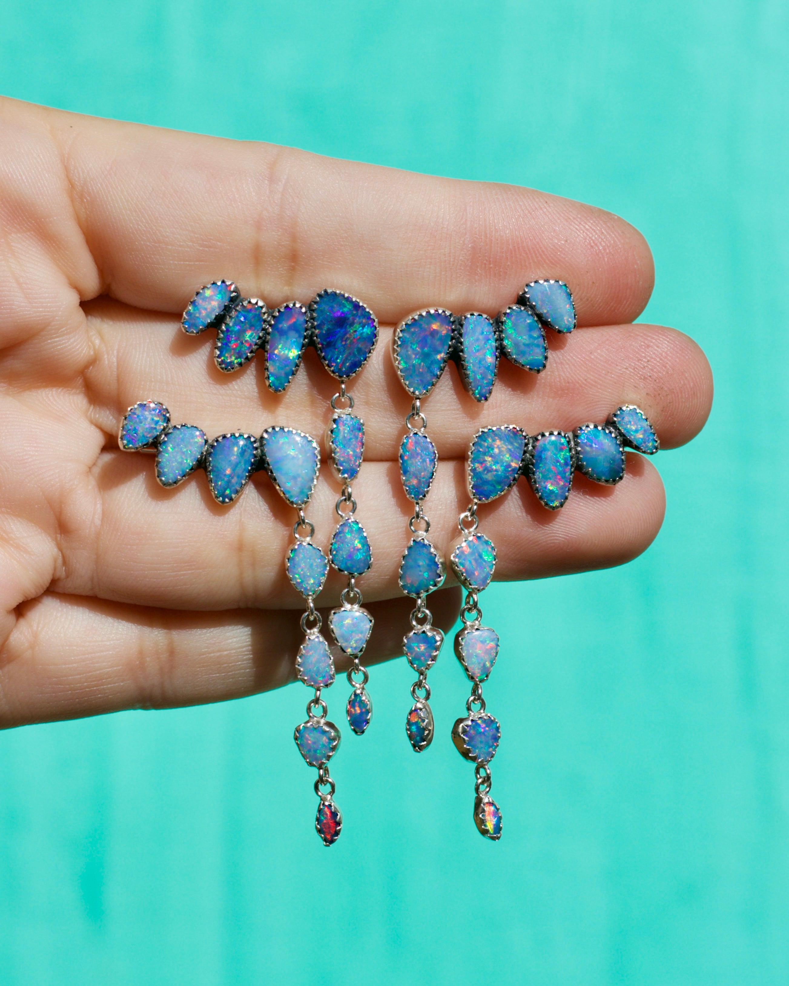 Opal Land Earrings