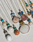 Opal and Shell Necklace 