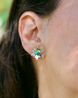 Party on your ears Turquoise Studs